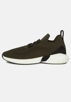 Army Green Recycled Yarn Willow Trainers|Boggi Milano Sale