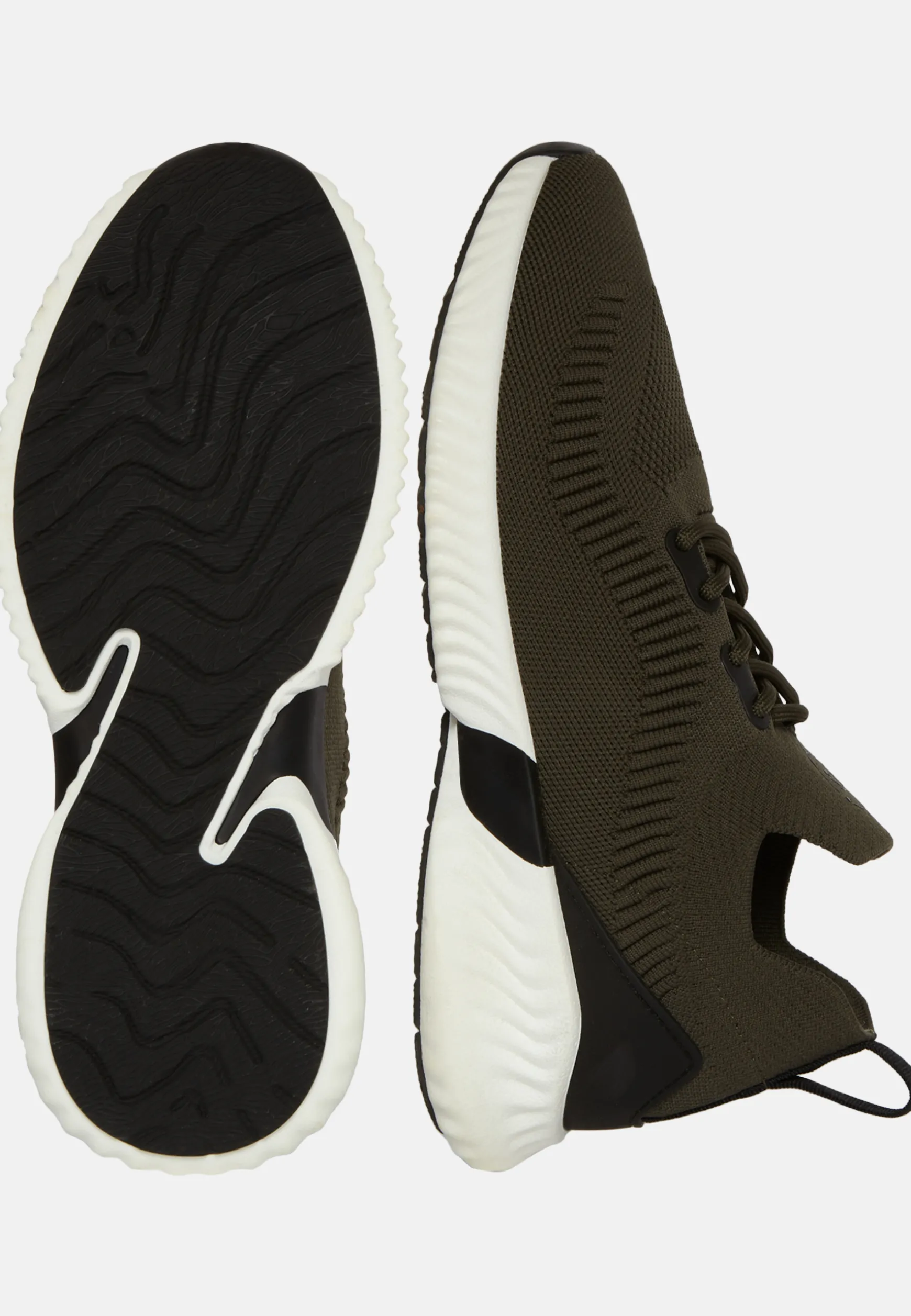 Army Green Recycled Yarn Willow Trainers|Boggi Milano Sale