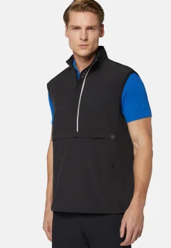 B Tech Recycled Technical Fabric Vest|Boggi Milano Flash Sale