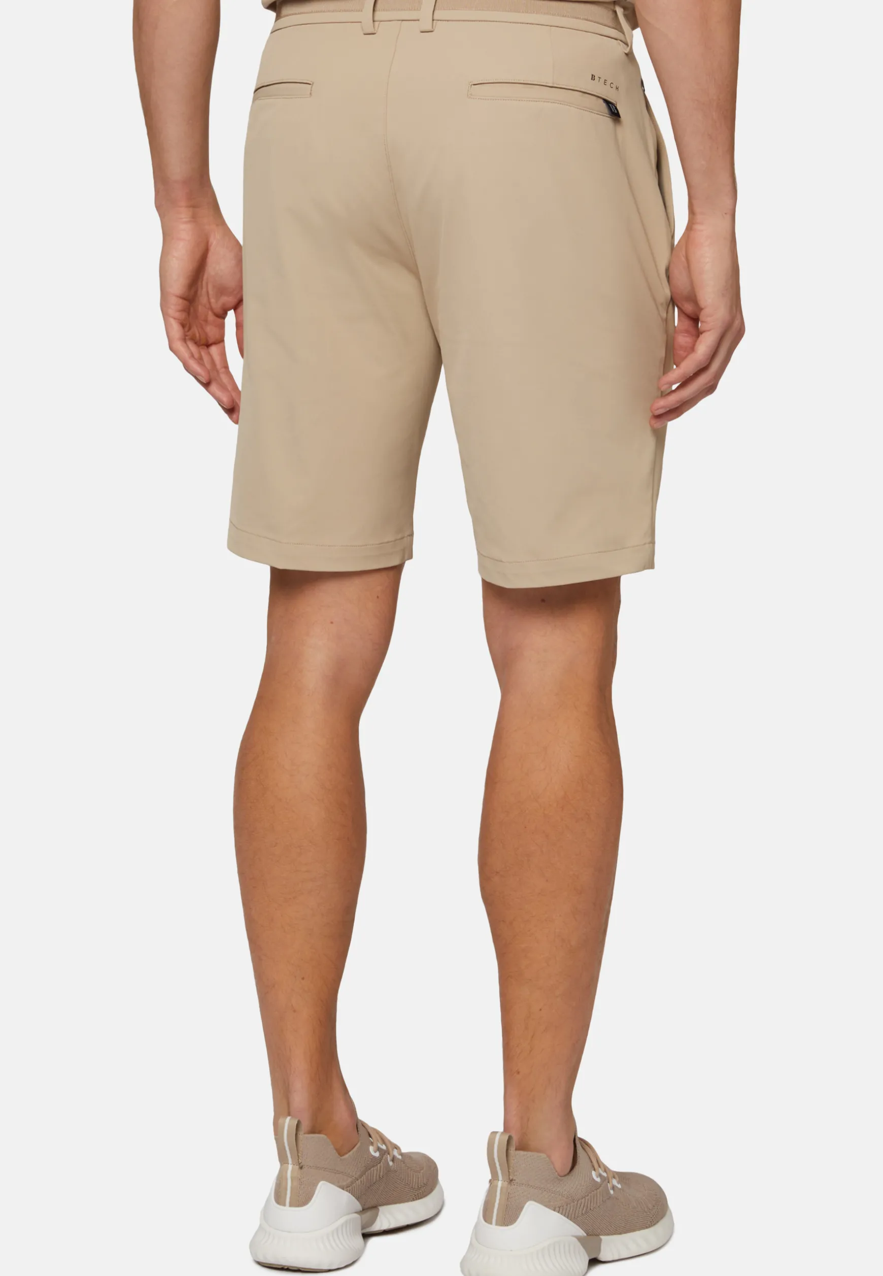 B Tech Stretch Nylon Bermuda Shorts|Boggi Milano Sale