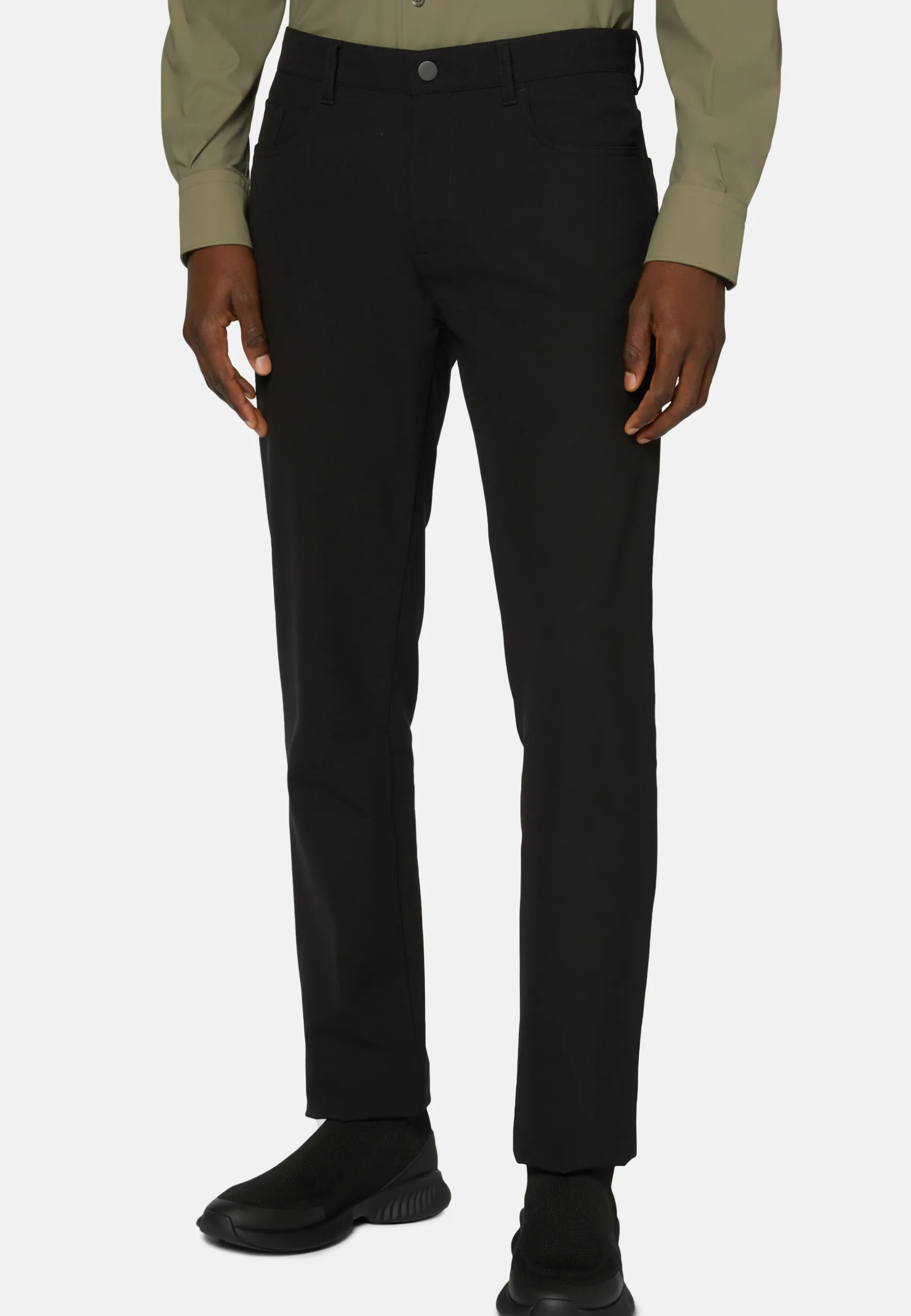 B Tech Stretch Nylon Jeans|Boggi Milano New