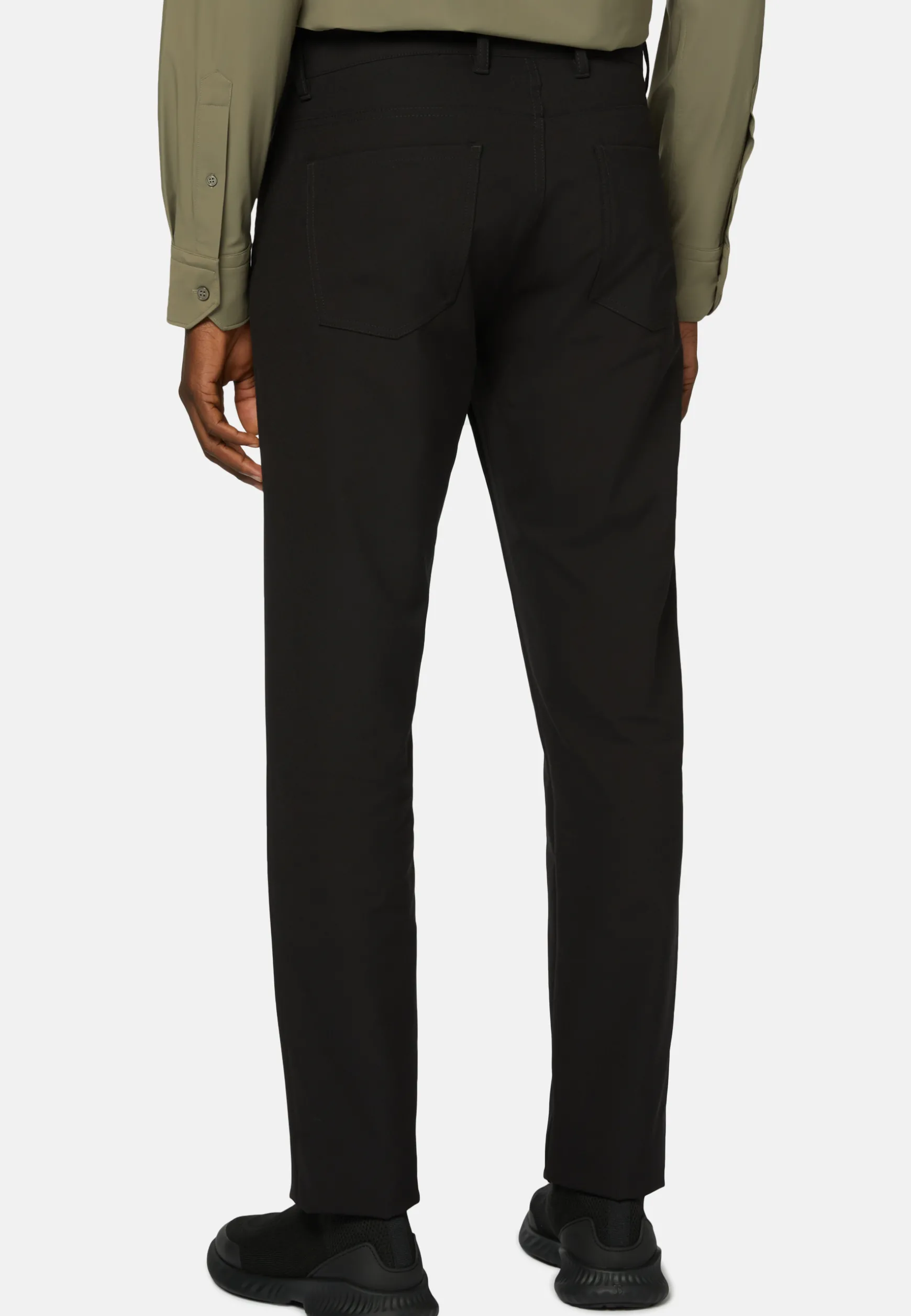 B Tech Stretch Nylon Jeans|Boggi Milano New