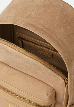 Backpack in Suede Leather|Boggi Milano Outlet