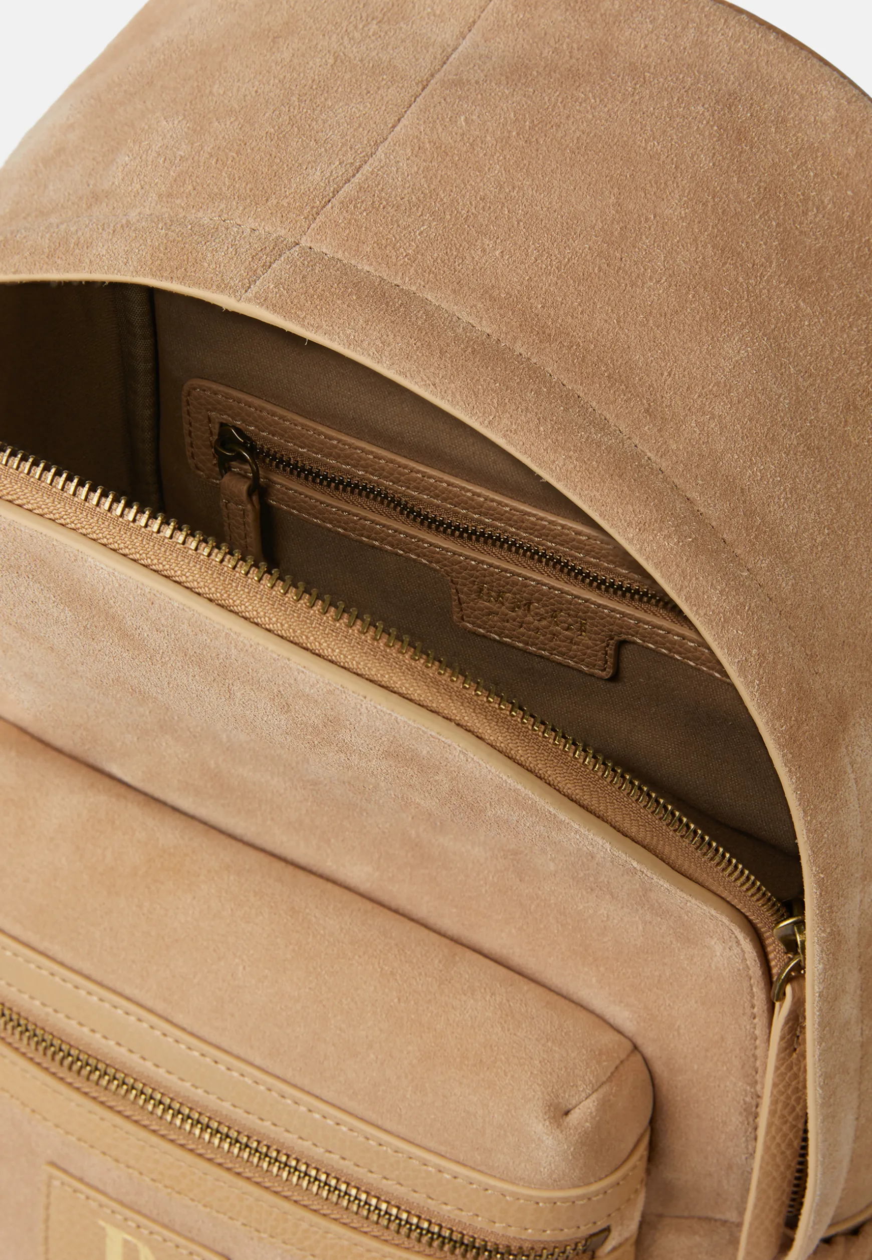 Backpack in Suede Leather|Boggi Milano Outlet