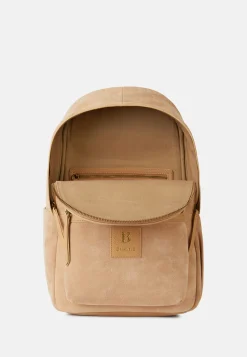 Backpack in Suede Leather|Boggi Milano Outlet