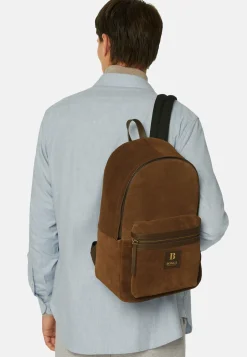 Backpack in Suede Leather|Boggi Milano Cheap