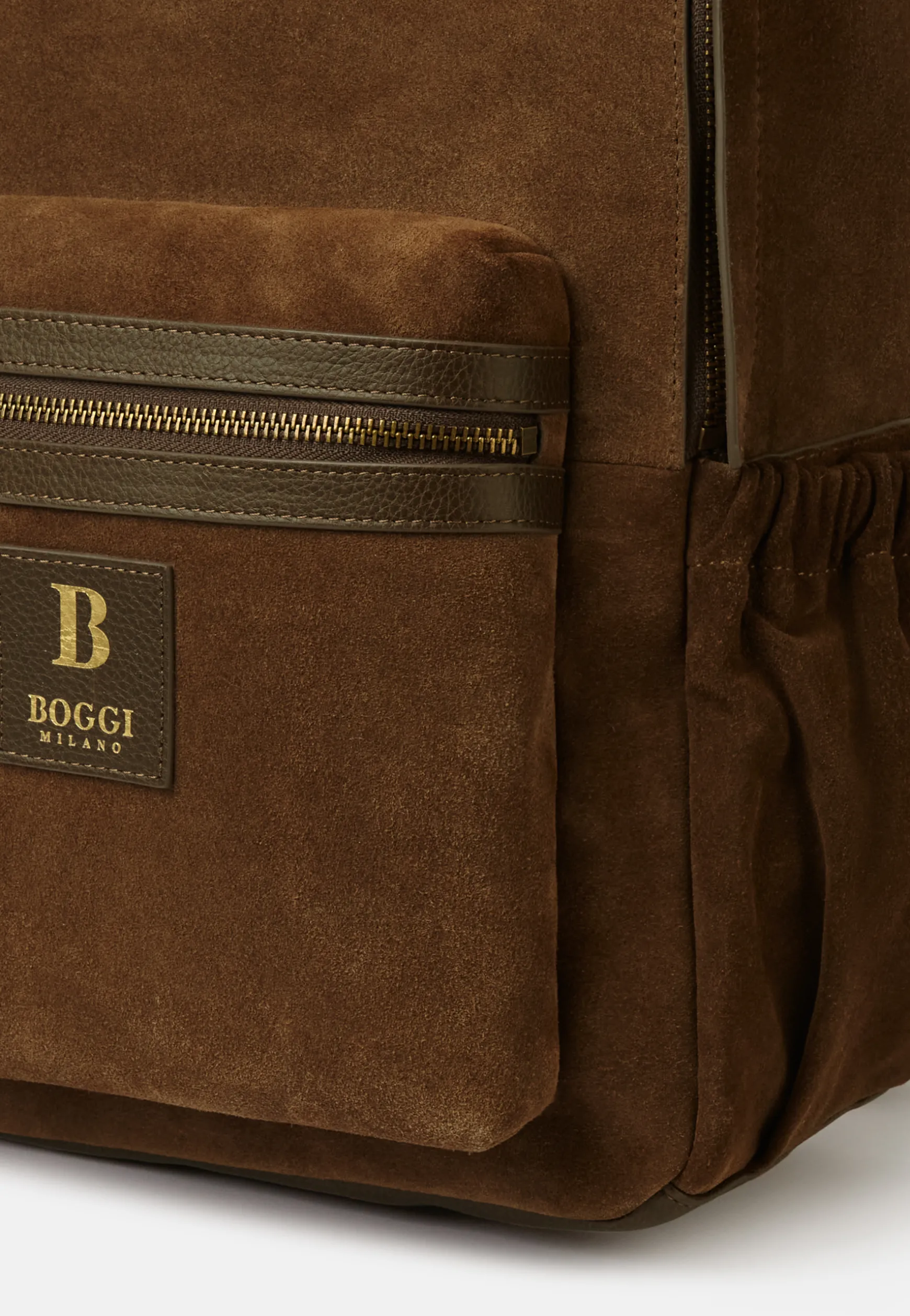 Backpack in Suede Leather|Boggi Milano Cheap