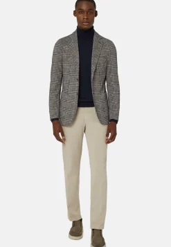 B Jersey Cotton Blend Jacket|Boggi Milano Store