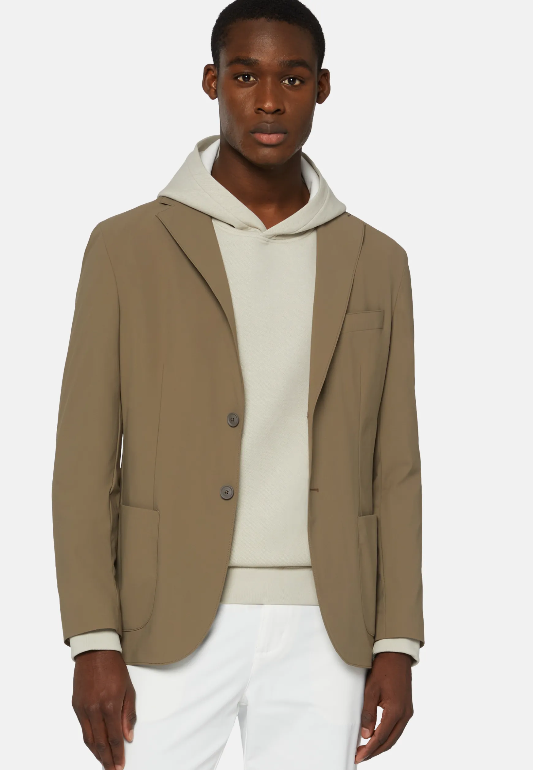 B Tech Stretch Nylon Jacket|Boggi Milano Online