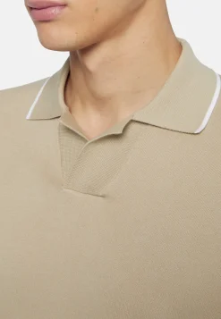 Cotton Open Neck Polo Jumper|Boggi Milano Sale