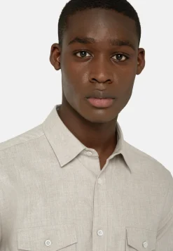 Cotton Tencel Shirt Regular Fit|Boggi Milano Cheap