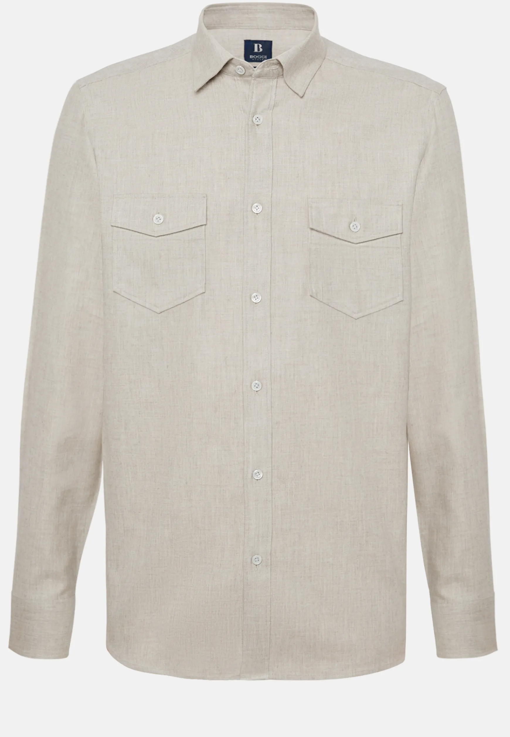 Cotton Tencel Shirt Regular Fit|Boggi Milano Cheap