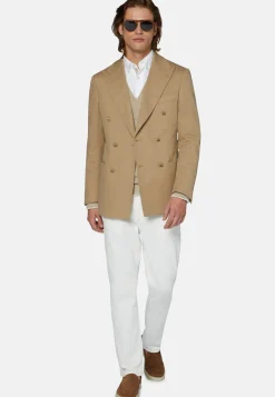 Double-Breasted Jacket In Stretch Cotton|Boggi Milano Sale