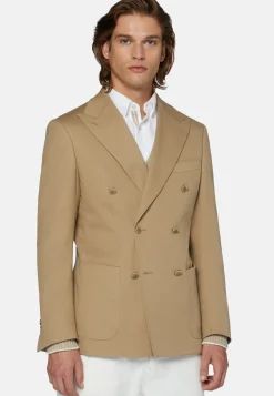 Double-Breasted Jacket In Stretch Cotton|Boggi Milano Sale