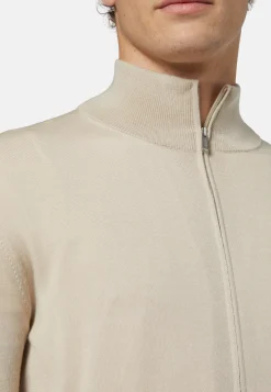 Full Zip Jumper In Merino Wool|Boggi Milano Outlet