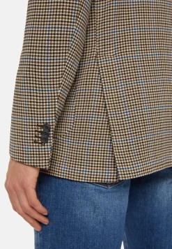 Houndstooth Jacket In Stretch Wool|Boggi Milano Online