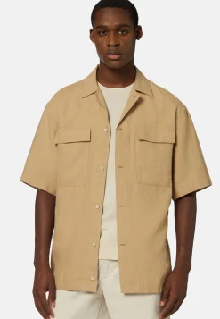 Linen Camp Overshirt|Boggi Milano Sale