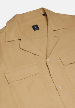 Linen Camp Overshirt|Boggi Milano Sale