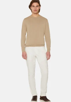 Pima Cotton Crew Neck Jumper|Boggi Milano Store