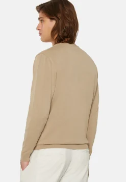 Pima Cotton Crew Neck Jumper|Boggi Milano Store