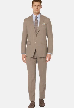 Prince of Wales Check Pure Wool Suit|Boggi Milano Cheap