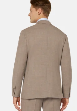 Prince of Wales Check Pure Wool Suit|Boggi Milano Cheap