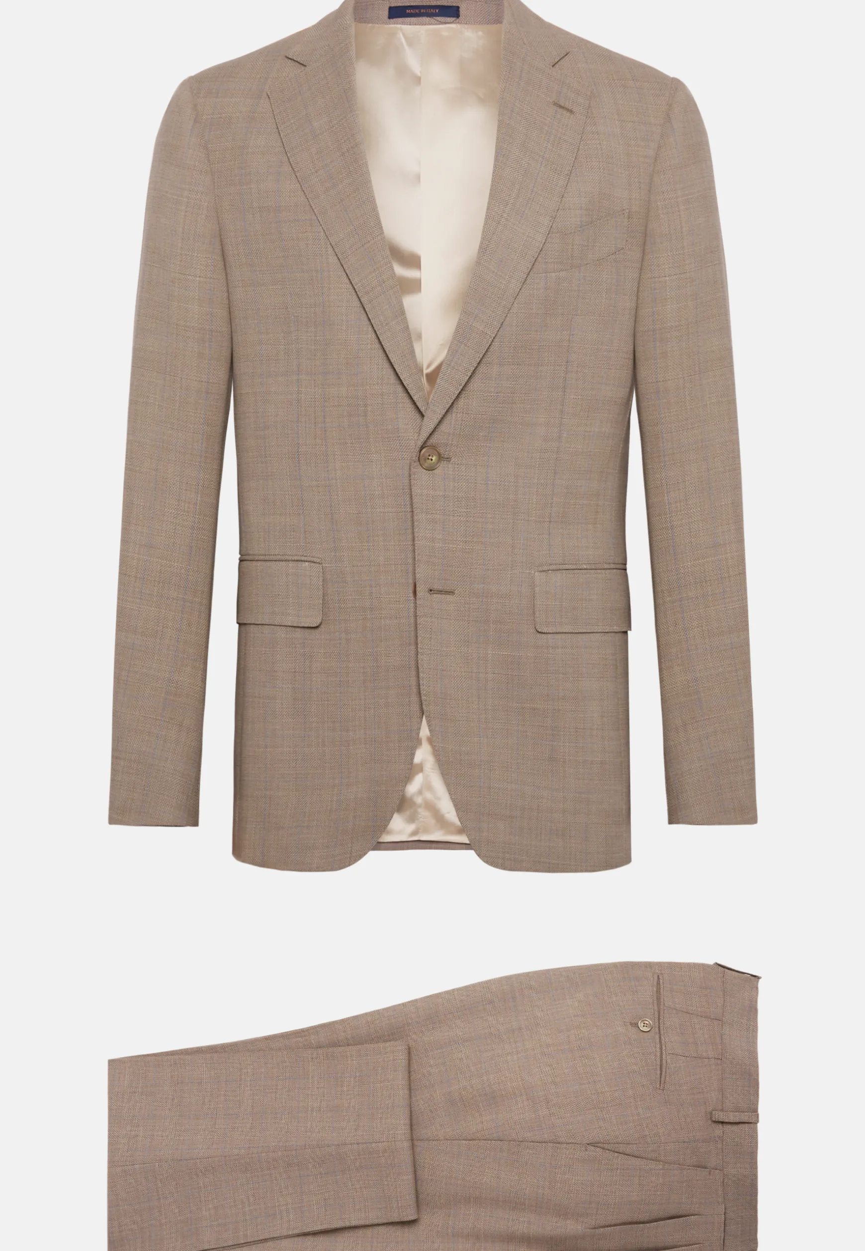 Prince of Wales Check Pure Wool Suit|Boggi Milano Cheap