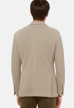 Textured Wool Jersey Jacket|Boggi Milano Hot