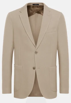 Textured Wool Jersey Jacket|Boggi Milano Hot