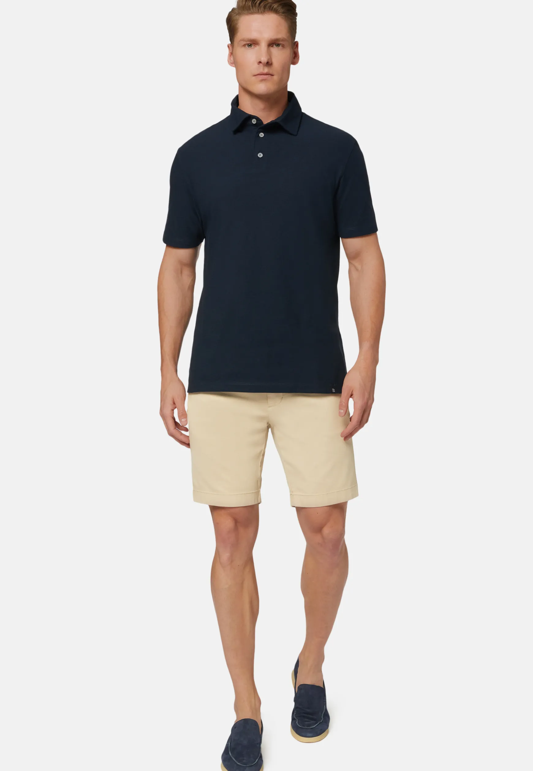 Bermudas in Stretch Cotton|Boggi Milano Fashion