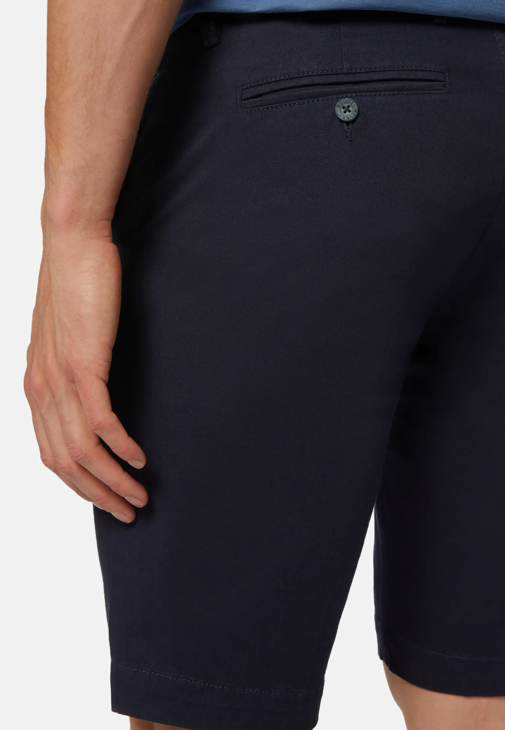 Bermudas in Stretch Cotton|Boggi Milano Flash Sale