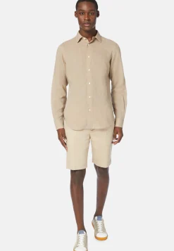 Bermudas in Stretch Tencel Cotton|Boggi Milano Online