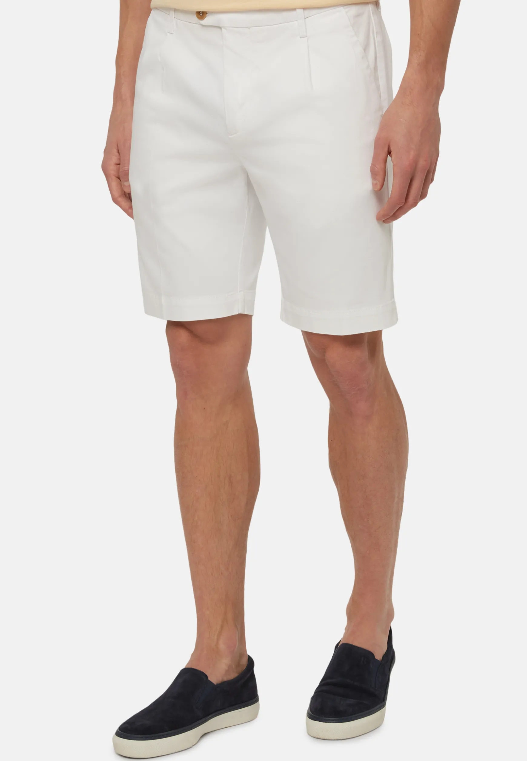 Bermudas in Stretch Tencel Cotton|Boggi Milano Cheap