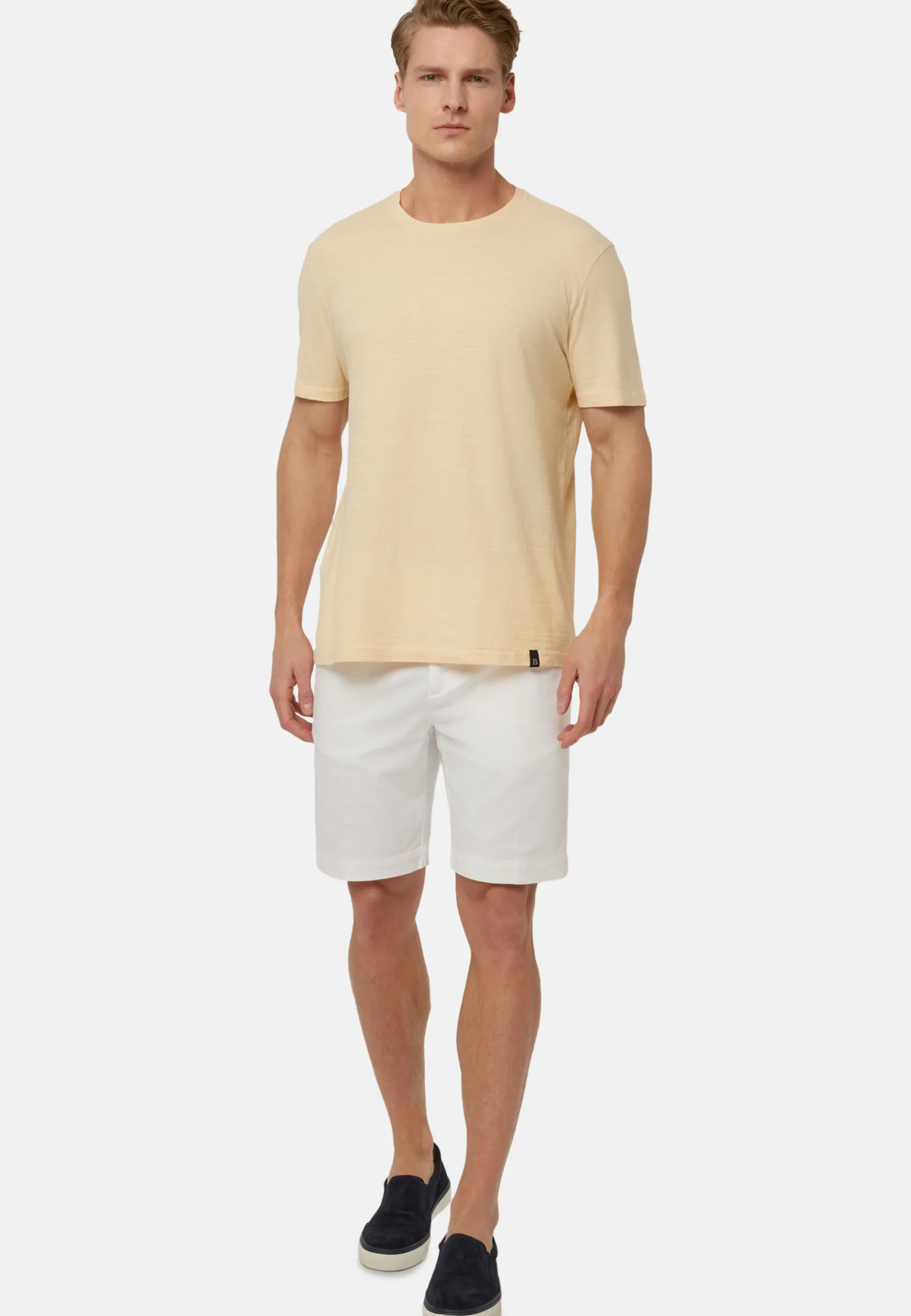 Bermudas in Stretch Tencel Cotton|Boggi Milano Cheap
