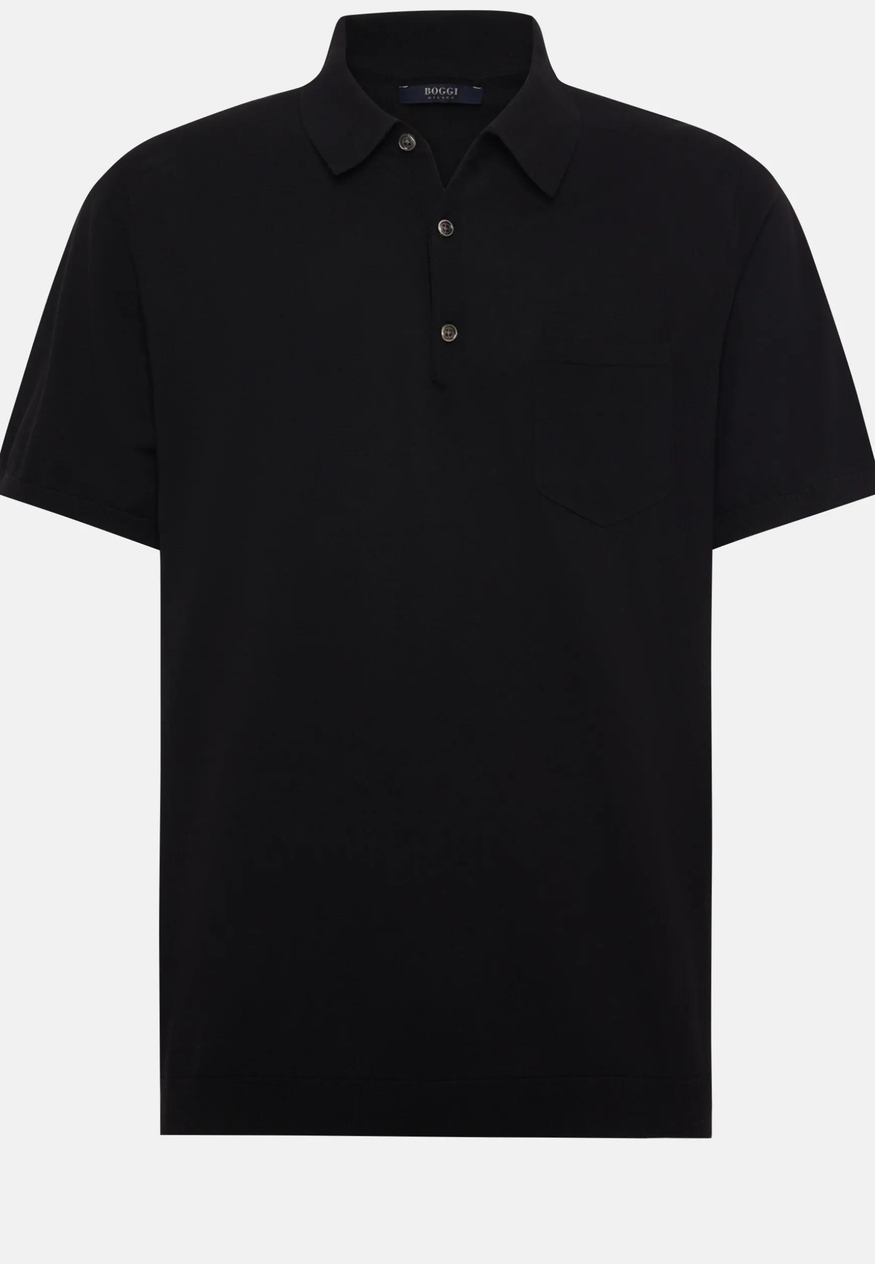 Cotton Crepe Knit Polo Shirt|Boggi Milano Flash Sale