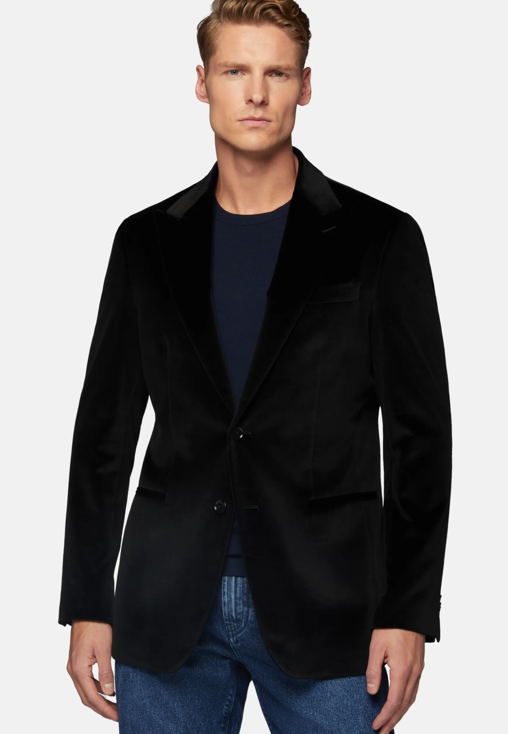 Cotton Velvet Jacket|Boggi Milano Outlet
