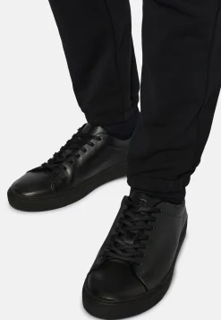 Leather Trainers with Logo|Boggi Milano Sale