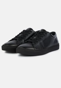 Leather Trainers with Logo|Boggi Milano Sale