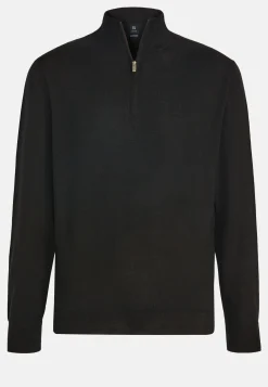 Merino Wool Half-Zip Jumper|Boggi Milano Online