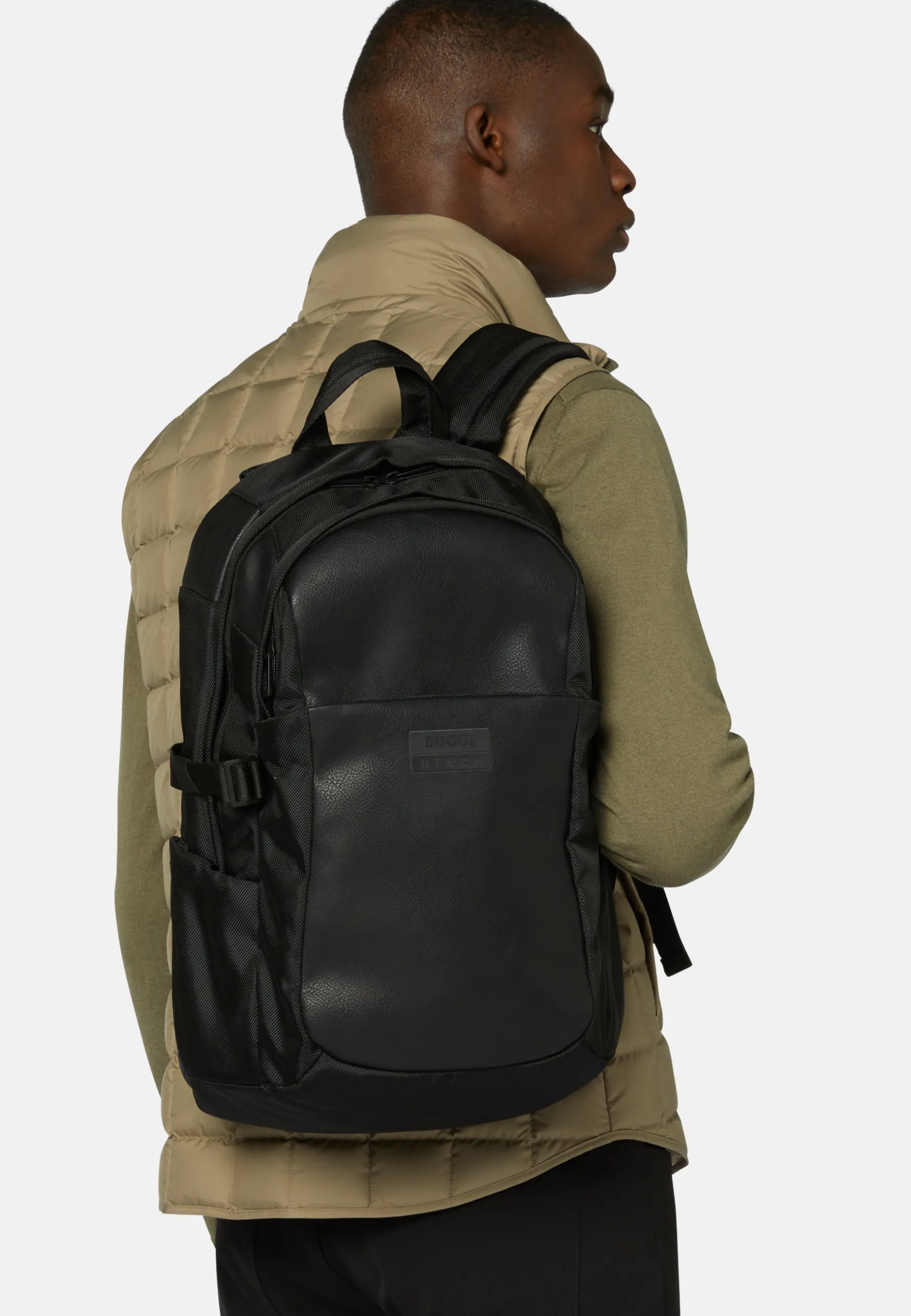 Recycled Technical Fabric Rucksack|Boggi Milano Fashion