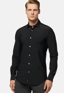 Stretch Nylon Slim Fit Shirt|Boggi Milano Store