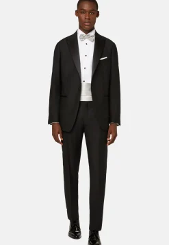 Wool Tuxedo Jacket with Peak Lapels|Boggi Milano Store