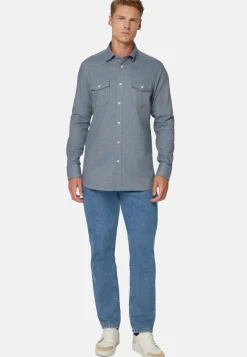 Cotton Tencel Shirt Regular Fit|Boggi Milano Cheap