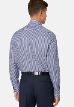 Cotton Twill Shirt Slim Fit|Boggi Milano Outlet