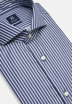 Cotton Twill Shirt Slim Fit|Boggi Milano Outlet