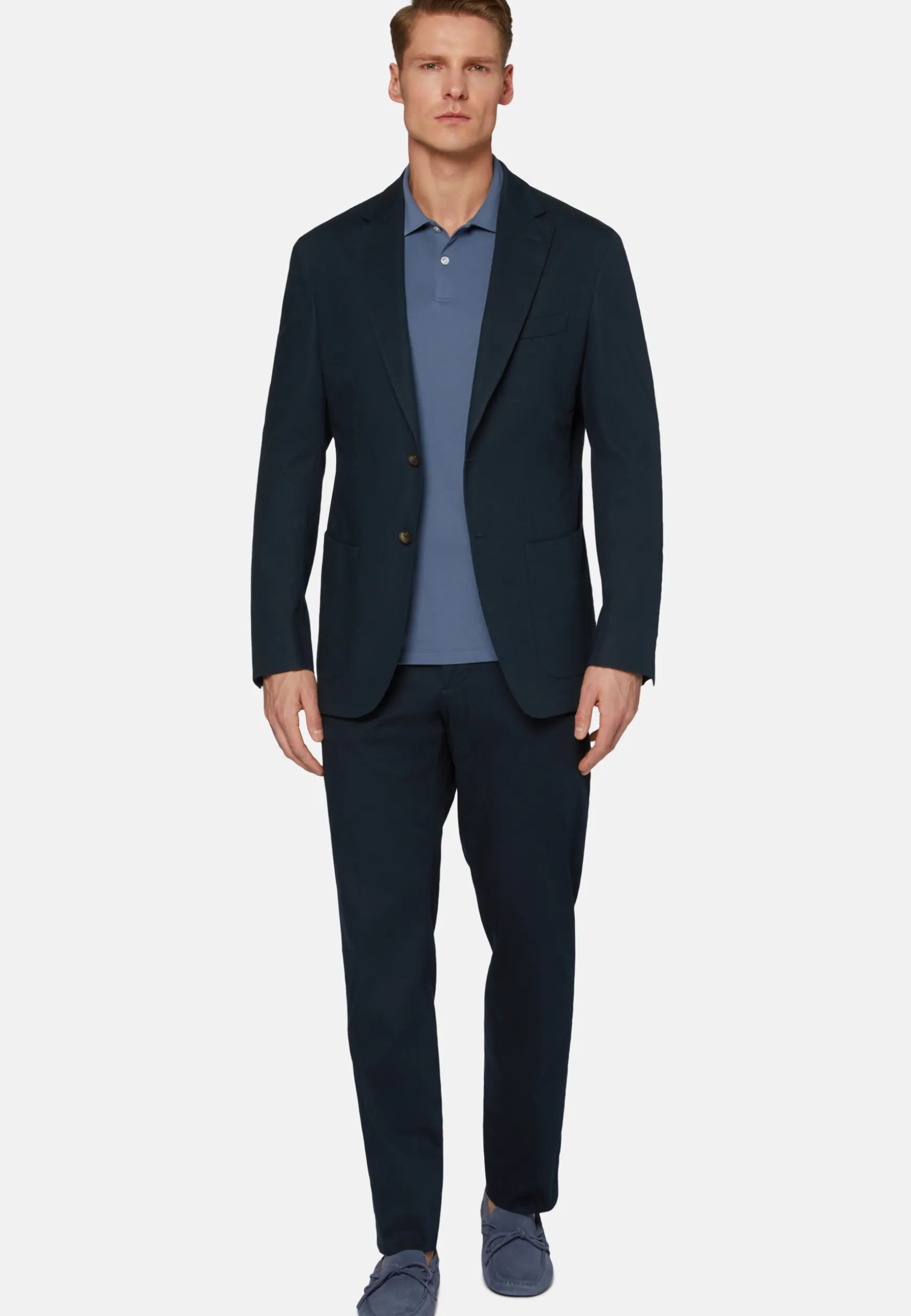 Diagonal Jacket In Stretch Cotton|Boggi Milano Online