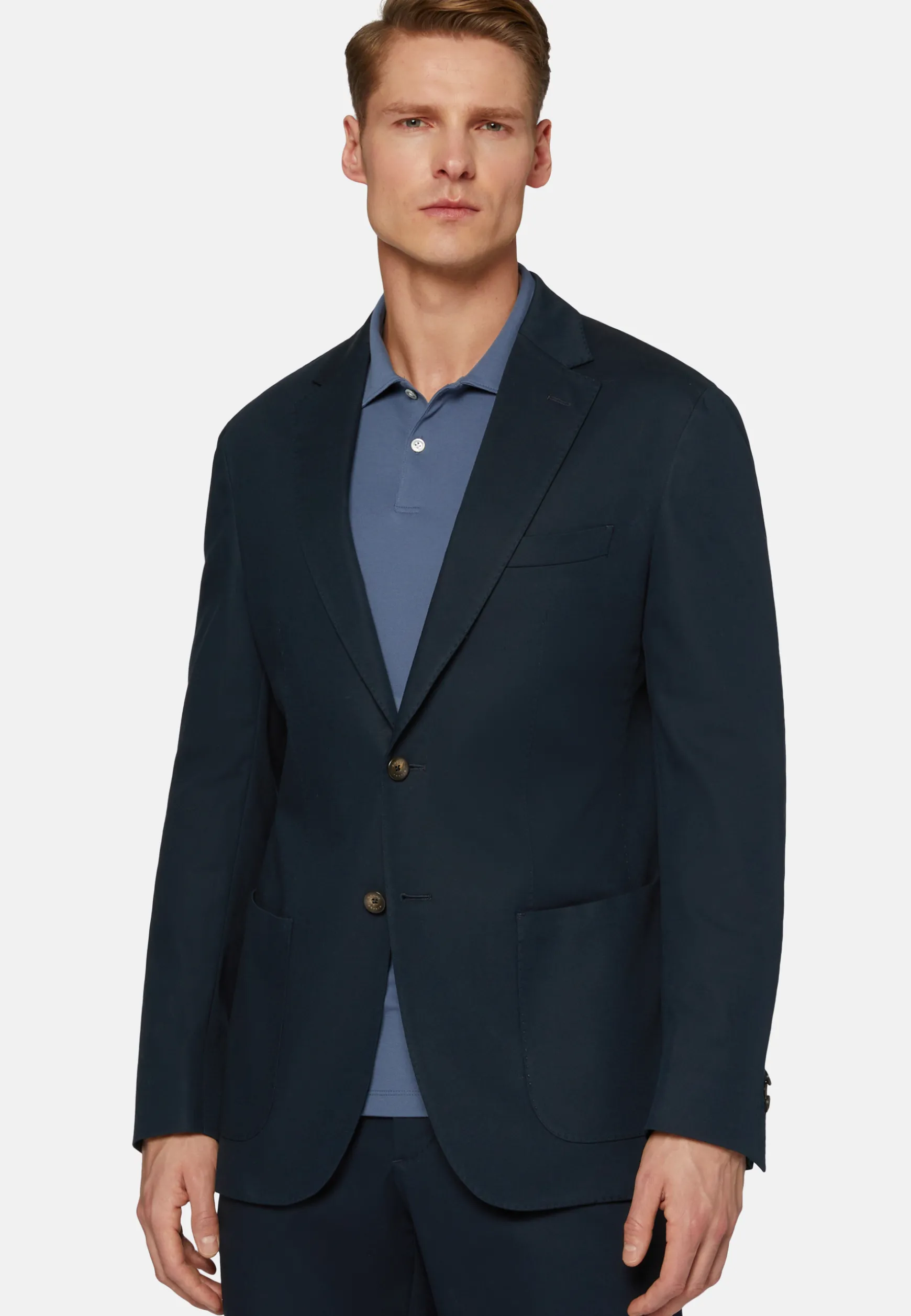 Diagonal Jacket In Stretch Cotton|Boggi Milano Online