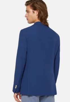 Double-Breasted Jacket In Pure Wool Crepe|Boggi Milano Fashion