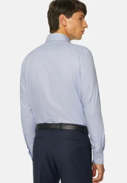Houndstooth Oxford Cotton Shirt Regular Fit|Boggi Milano Sale