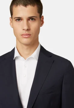 Blue Jacket in B Aria Wool|Boggi Milano Discount